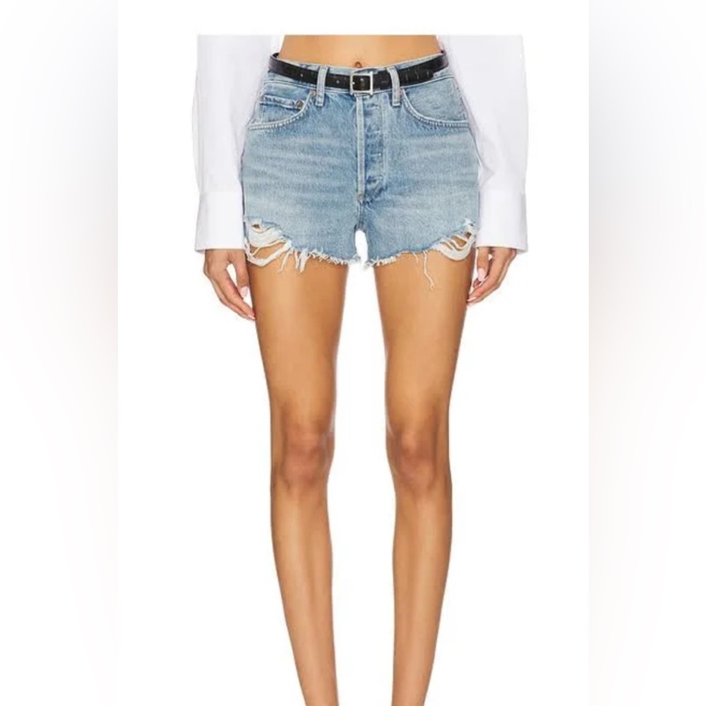 Agolde Parker denim short  size 24